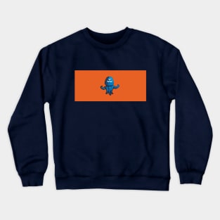 Octopus on Pixel Crewneck Sweatshirt